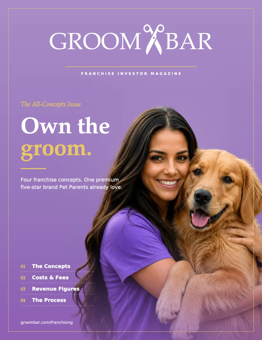 Cover of the Groombar Franchise Magazine